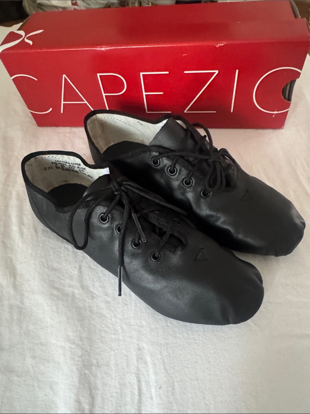 Capezio Black Women's Lace-Up Jazz Shoes